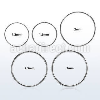 sell high polished surgical steel xl sized seamless ring