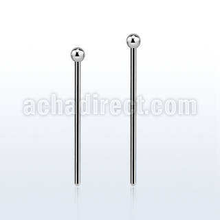 snyb20 steel bend it nose stud w a 2mm ball shaped top