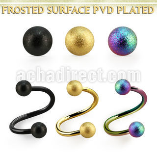 spetfo4 anodized steel spiral w 4mm frosted steel balls