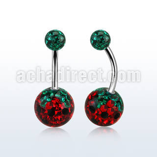 steel belly banana w 5mm & 10mm strawberry ferido ball