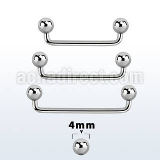 sudb4 barbell superficial industrial acero quirurgico 90 grados bolas 4mm venta