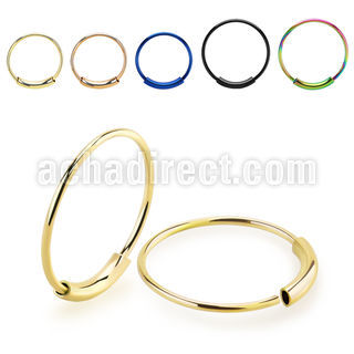 tend pvd 316l steel endless nose ring