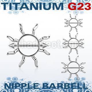 ucnp104 j jackson nipple shield w titanium g23 barbell w cones