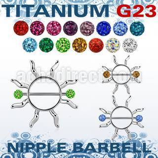 ufnp104 jjackson nipple shield w titanium barbell w ferido balls