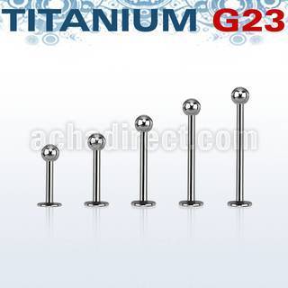 ulbb3 titanium g23 labret with a 3mm ball length 6mm 16mm