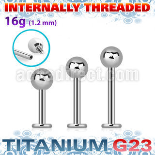 ulbb4si titanium g23 internal labret 4mm ball