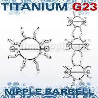 unp104 janet jackson nipple shield w titanium barbell w balls