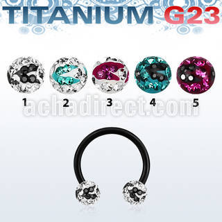 utcbfr5c black titanium cbr w 5mm multicrystal zebra balls