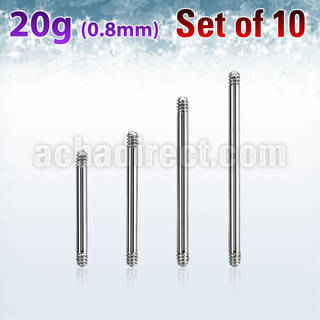 xbb20g set 10 barbell acero quirurgico rosca interna distribuidor mayorista