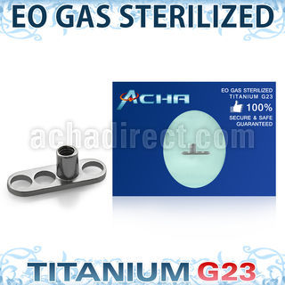 ztsa2 sterilized titanium g23 base part three holes internal