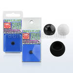 actgst acrylic non piercing fake tongue stud in package