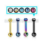 bbert57 anodized steel tragus barbell w a 2.5mm jewel ball
