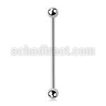 bbind 316l steel industrial barbell with a 5mm ball