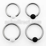 bceaa3 316l steel closure ring w 3mm acrylic uv closure ball