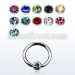 bcec3 316l steel closure ring w 3mm closure ball w crystal