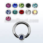 bcec4 316l steel closure ring w 4mm closure ball w crystal