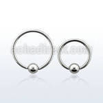 bcr20s 316l steel 0 8mm ball closure ring with 2 5mm ball