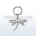 bcrg566 316l steel bcr 1.6mm w a dragonfly design