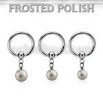 bcrgfo 316l steel bcr 1.6mm w a frosted steel ball