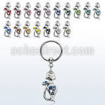 bcrs475 316l steel bcr 1.2mm w a lady cat with crystals