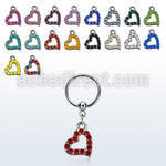 bcrs542 steel bcr 1.2mm w a crystal studded heart shaped design