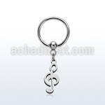 bcrs709 316l steel bcr 1.2mm w a musical note