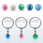 bcrsop 316l steel bcr 1.2mm w a synthetic opal ball