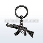 bcrtg631 black pvd plated steel bcr 1.6mm w black miniature ak47