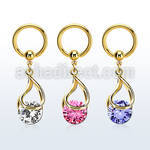 bcrtgz3 anodized steel ball closure ring 1.6mm w snap fit cz 