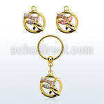 bcrtsz4 gold steel bcr 1.2mm w circle w small butterfly crystal