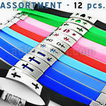 blk162 full rubber bracelet with a steel closure and logo plate