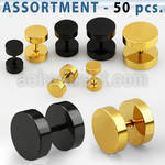 blk197 anodized 316l steel fake plug without rubber o ring