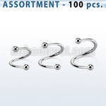 blk219b bulk of 1 2mm 316l steel spiral with 2 5mm balls
