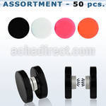 blk416 magnetic acrylic uv fake plug without rubber o ring
