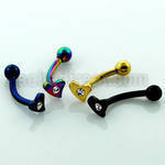 bnethc anodized 316l steel eyebrow banana w crystal heart