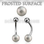 bnfo6 steel belly banana with a lower 6mm frosted steel ball