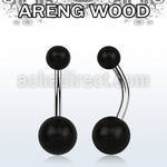 bngar organic belly banana w 5 8mm areng wood balls