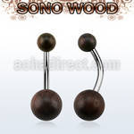 bngsn organic belly banana w 5 8mm sono wood balls