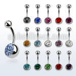 bnmtj30 steel belly banana w 8mm steel ball w ferido crystals