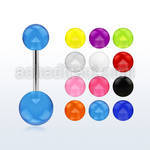 bnuv 316l steel belly banana w 5 8mm acrylic uv balls