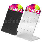 br10 empty display w 24 holes for labret 12 earring pairs