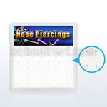 br13b box with foam 36 holes for nose piercing inc sticker