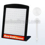 brac10 display w 120 flex nose bone retainer w 2mm ball top