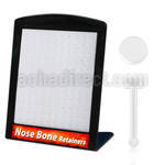 brac15 display w 120 flex nose bone retainer w flat disk top