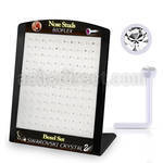 brac23 display w 120 bio  flex nose stud w 2.5mm clear crystal