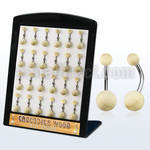 brbngcr display w organic belly bananas w crocodile wood balls