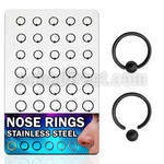 brcrt1 black anodized 316l ball closure ring w 2 5mm ball