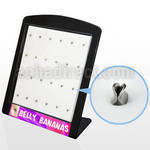 brey5 empty display with white foam 24 clip for belly banana