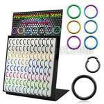 brmsgt1 display of pvd plated 1 2mm 316l steel segment ring