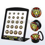 brpg150 board w acrylic screwfit plug with jaguar head logo